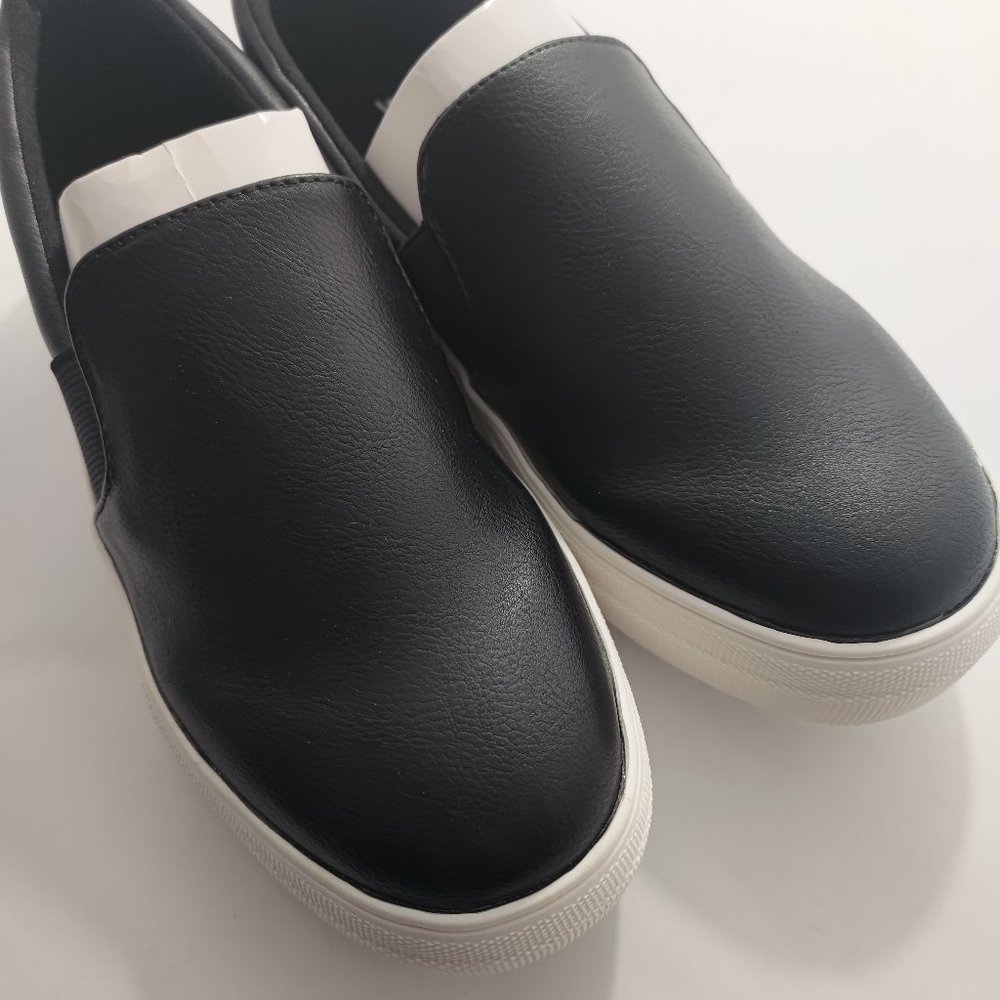 Zipline-G Slip On Flat Platform Sneaker Black